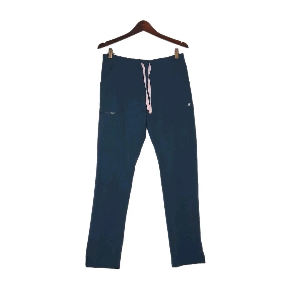 FIGS Cargo Pants Women's Scrubs Size Small Green PO# 1617 Deep Reef